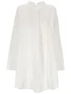 Givenchy Long Sleeved Shirt Dress In White
