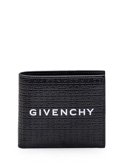 Givenchy 4g Micro Leather Wallet In Black