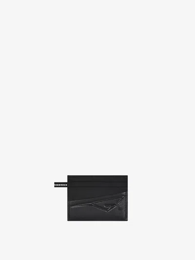 Givenchy Porte-cartes G-trail En Cuir In Black