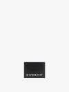 GIVENCHY GIVENCHY CARD HOLDER IN 4G MICRO LEATHER