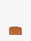 Givenchy Women's Voyou Zipped Card Holder In Leather In Multicolor