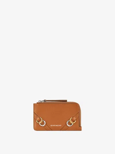 GIVENCHY PORTE-CARTES ZIPPÉ VOYOU EN CUIR