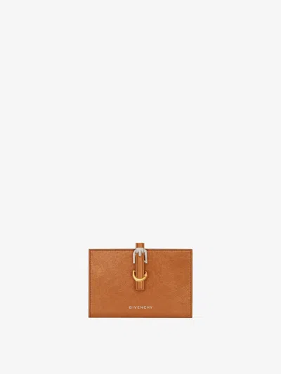 Givenchy Portefeuille Voyou En Cuir In Brown