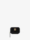 Givenchy 4g Liquid Zipped Wallet In Box Leather In Multicolor
