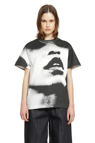 Givenchy Boxy Fit T-shirt In Cotton With Portrait Print In Multi