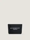 Givenchy Pouch In Canvas In Black