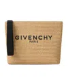 Givenchy Pouch In Raffia In Pattern