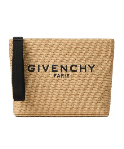 GIVENCHY GIVENCHY LOGO ZIP WRISTLET BAG
