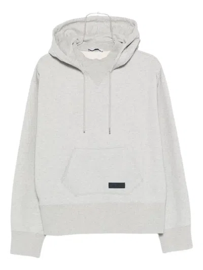Givenchy Pouch-pocket Hoodie In Gray