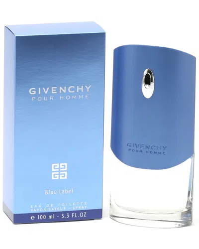 Givenchy Pour Homme Blue Label 3.4oz Eau De Toilette Spray In Transparent