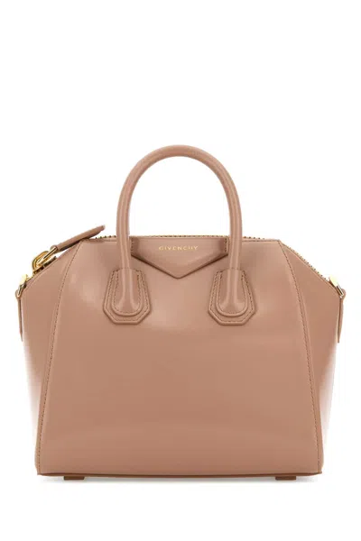 Givenchy Powder Pink Leather Mini Antigona Handbag