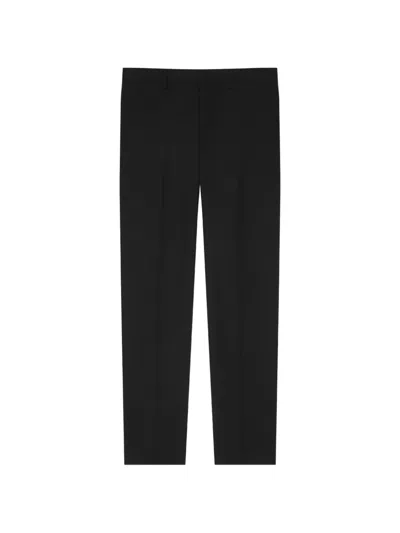 Givenchy Pressed-crease Tailored Trousers In Black
