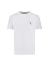 Givenchy Men White Jersey Crewneck T-shirt With Signature In White