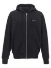 Givenchy Men Boxy Fit Hoodie With Zip And Pocket Base In Black