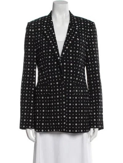 Pre-owned Givenchy Printed Blazer In Black