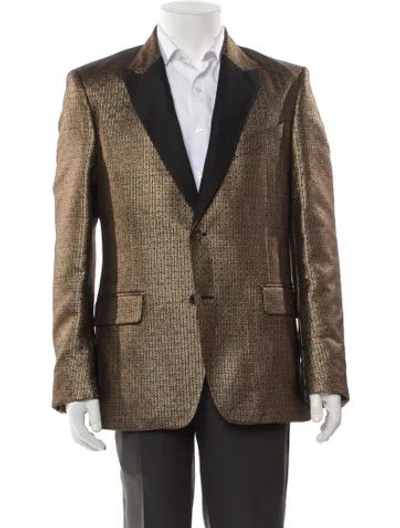 Pre-owned Givenchy Printed Blazer In Brown
