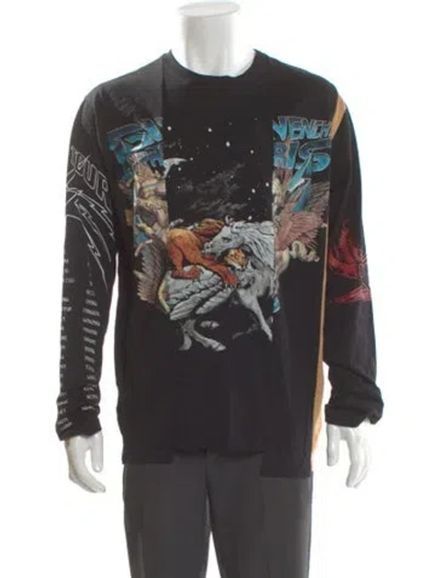 Pre-owned Givenchy Printed Crew Neck Sweatshirt In Multi
