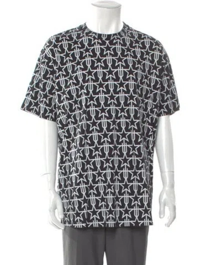 Pre-owned Givenchy Printed Crew Neck T-shirt In Multi