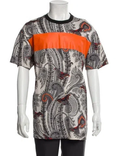 Pre-owned Givenchy Printed Crew Neck T-shirt In Multi