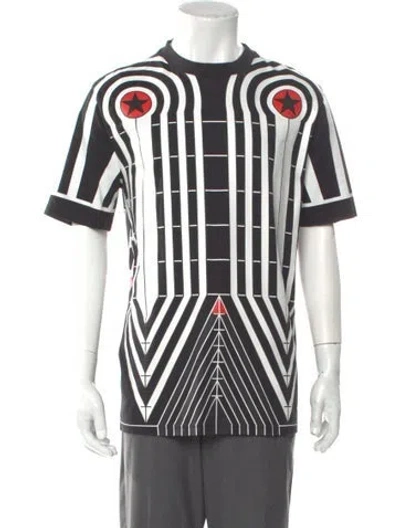 Pre-owned Givenchy Printed Crew Neck T-shirt In Multi