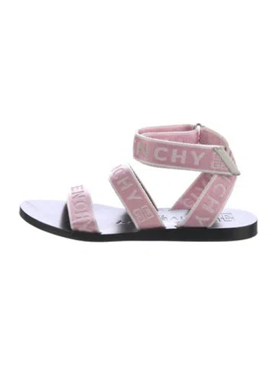 Pre-owned Givenchy Printed Gladiator Sandals In Pink