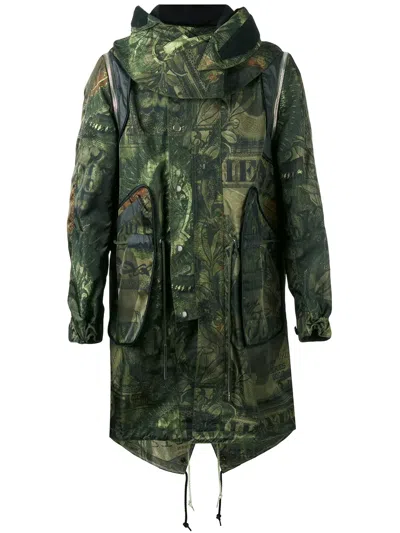 Givenchy Printed Hooded Jacket In Animal Print