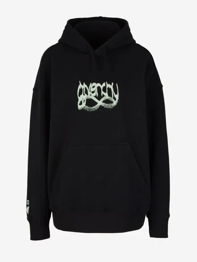 Givenchy Printed Hooded Sweatshirt In Black