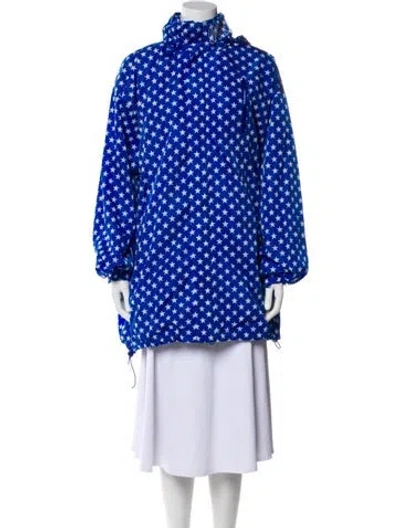 Pre-owned Givenchy Printed Jacket In Blue