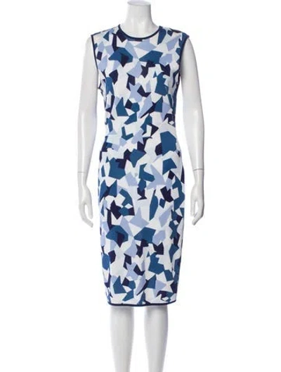 Pre-owned Givenchy Printed Knee-length Dress In Multi
