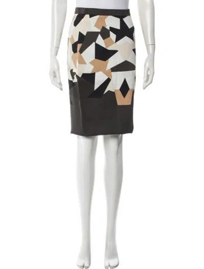 Pre-owned Givenchy Printed Knee-length Skirt In Multi