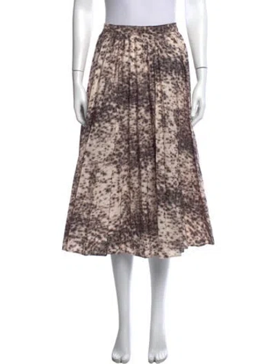 Pre-owned Givenchy Printed Midi Length Skirt In Multi