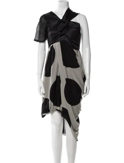 Pre-owned Givenchy Printed Mini Dress In Black