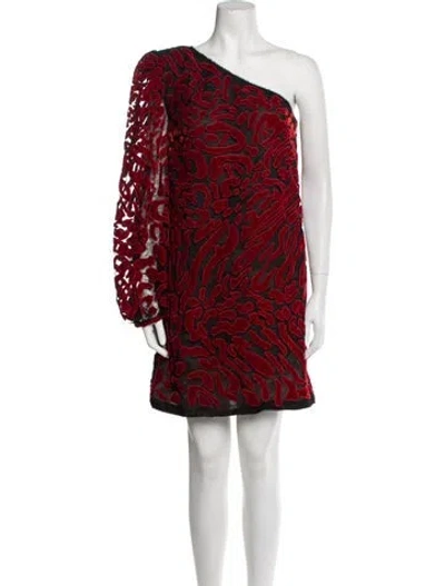 Pre-owned Givenchy Printed Mini Dress In Black