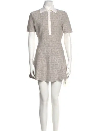 Pre-owned Givenchy Printed Mini Dress In Neutral