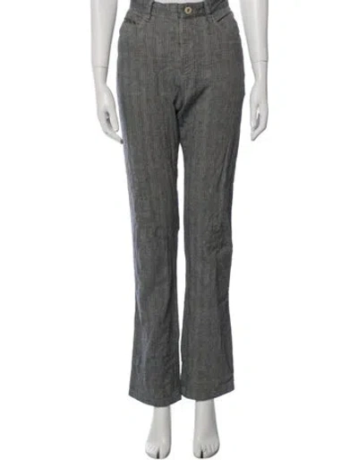 Pre-owned Givenchy Printed Pants In Gray