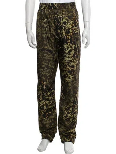 Pre-owned Givenchy Printed Pants W/ Tags In Green