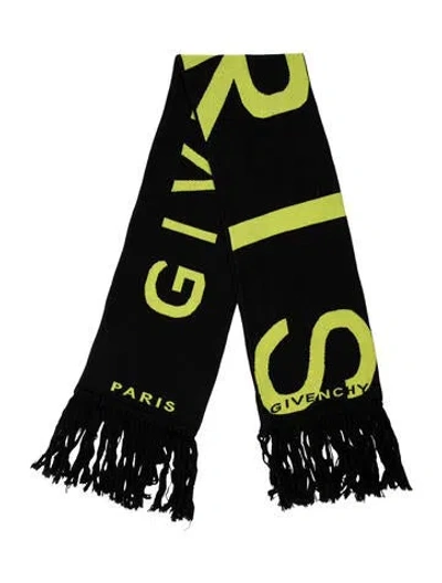 Pre-owned Givenchy Printed Scarf In Black