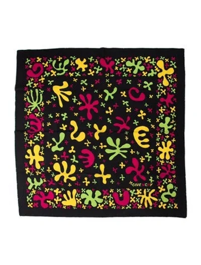 Pre-owned Givenchy Printed Scarf In Blue
