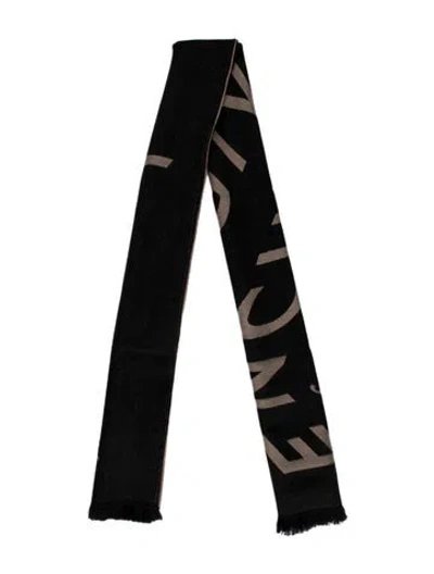 Pre-owned Givenchy Printed Scarf In Gray