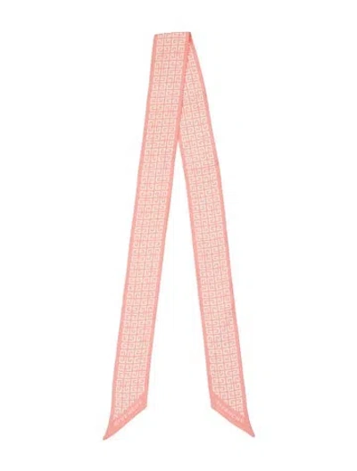 Pre-owned Givenchy Printed Scarf In Pink