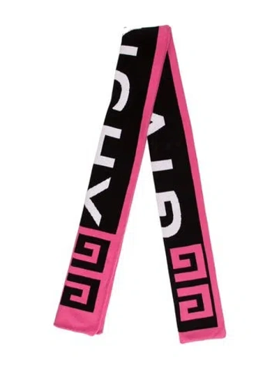 Pre-owned Givenchy Printed Scarf W/ Tags In Pink