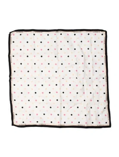 Pre-owned Givenchy Printed Scarf In White