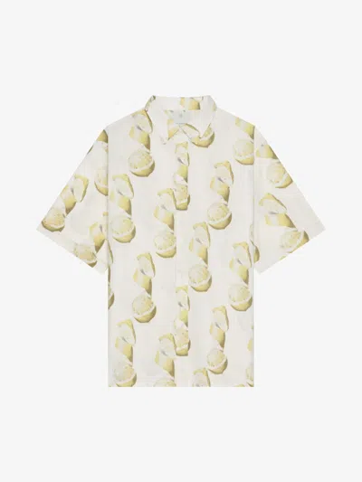 GIVENCHY PRINTED SHIRT IN COTTON SEERSUCKER