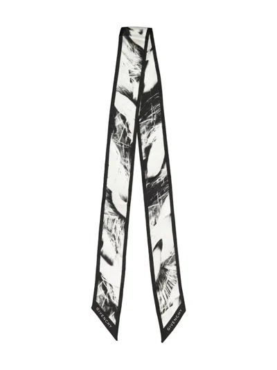 Givenchy Printed Silk Bandeau In White