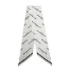 Givenchy Printed Silk Scarf In Gray
