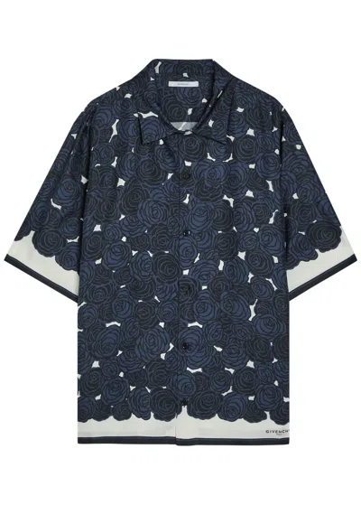 Givenchy Printed Silk Shirt In Multi