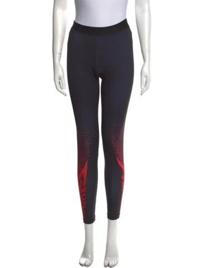 Pre-owned Givenchy Printed Skinny Leg Pants In Black