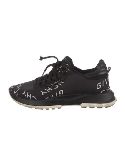 Pre-owned Givenchy Printed Sneakers In Black
