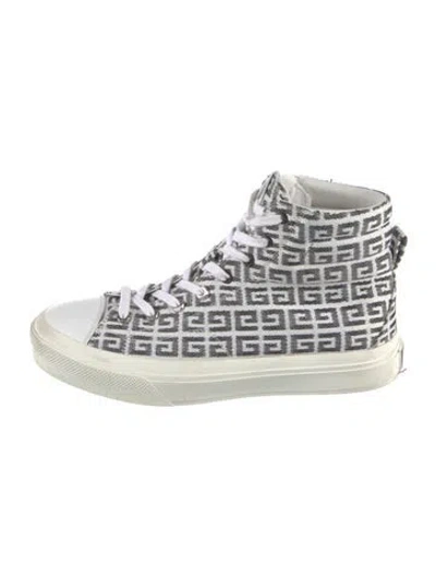 Pre-owned Givenchy Printed Sneakers In White