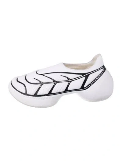 Pre-owned Givenchy Printed Sock Sneakers In White